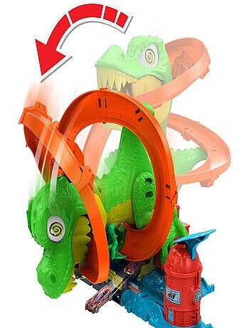Hot Wheels Coffret T-Rex Bataille de Feu