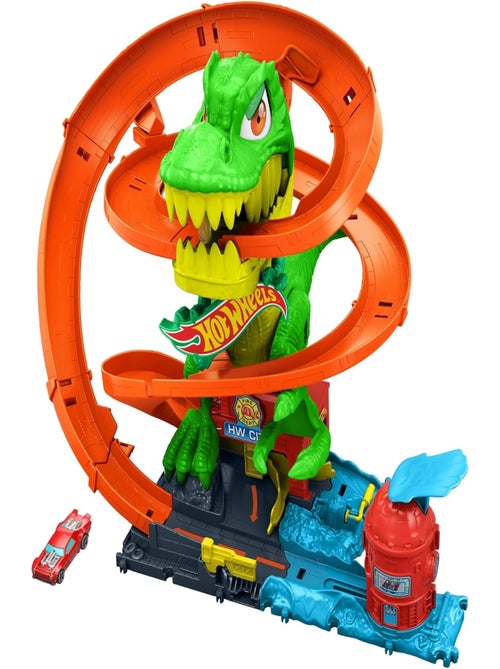 Hot Wheels Coffret T-Rex Bataille de Feu - Kiabi