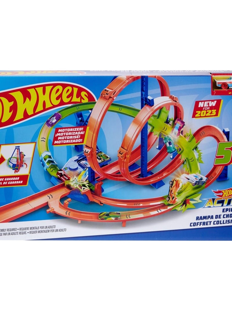 Hot Wheels Course de crash épique Multicolore - Kiabi