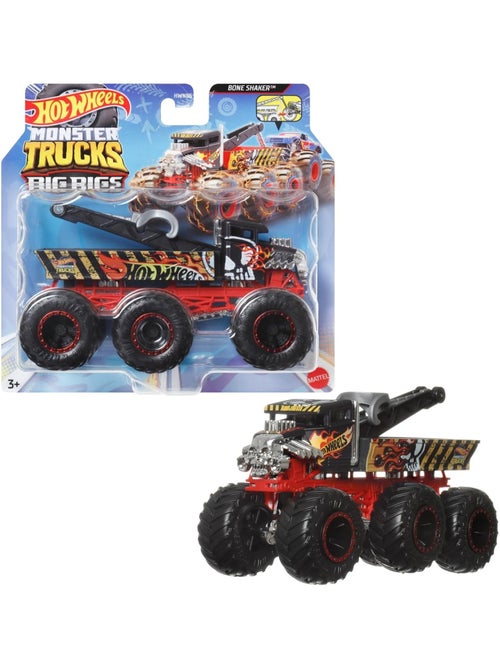 Hot Wheels Monster Trucks Gros Engins - Camion à l'échelle 1/64 - Kiabi