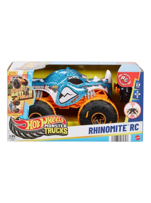 Hot Wheels-Monster Trucks Rhinomite-V?hicule radiocommand? - Kiabi