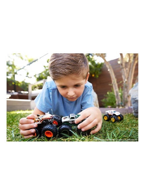 Hot Wheels Monster Trucks voiture aux roues g?antes, v?hicule ?chelle 1:64 - Kiabi