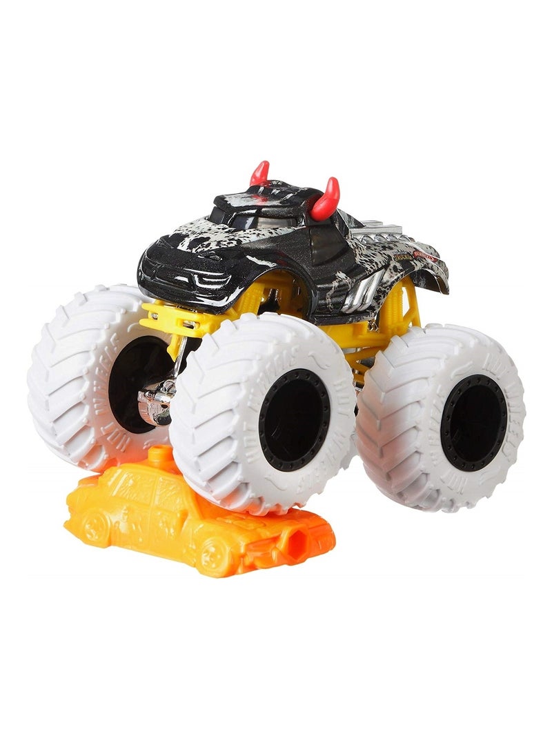 Hot Wheels Monster Trucks voiture aux roues g?antes, v?hicule ?chelle 1:64 Multicolore - Kiabi