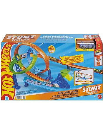 Hot Wheels Piste Looping Cyclone-Circuit et voiture