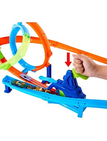 Hot Wheels Piste Looping Cyclone-Circuit et voiture