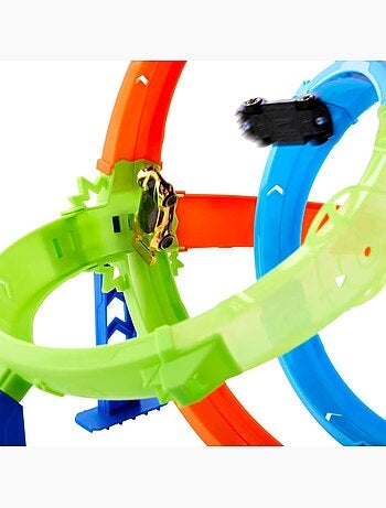 Hot Wheels Piste Looping Cyclone-Circuit et voiture