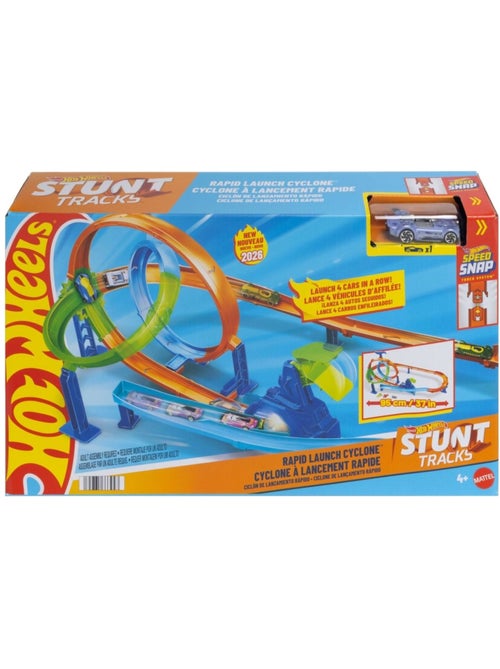 Hot Wheels Piste Looping Cyclone-Circuit et voiture - Kiabi