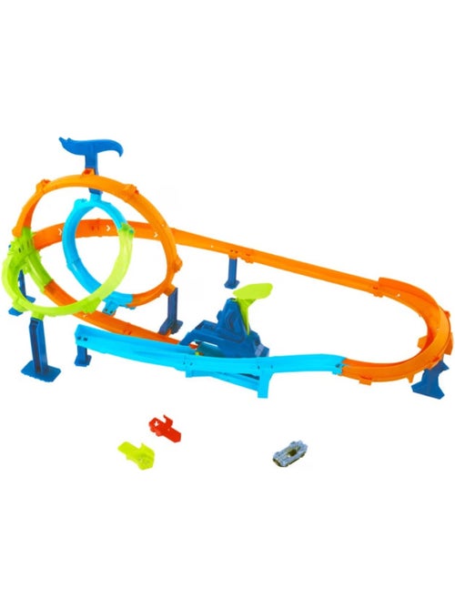 Hot Wheels Piste Looping Cyclone-Circuit et voiture - Kiabi