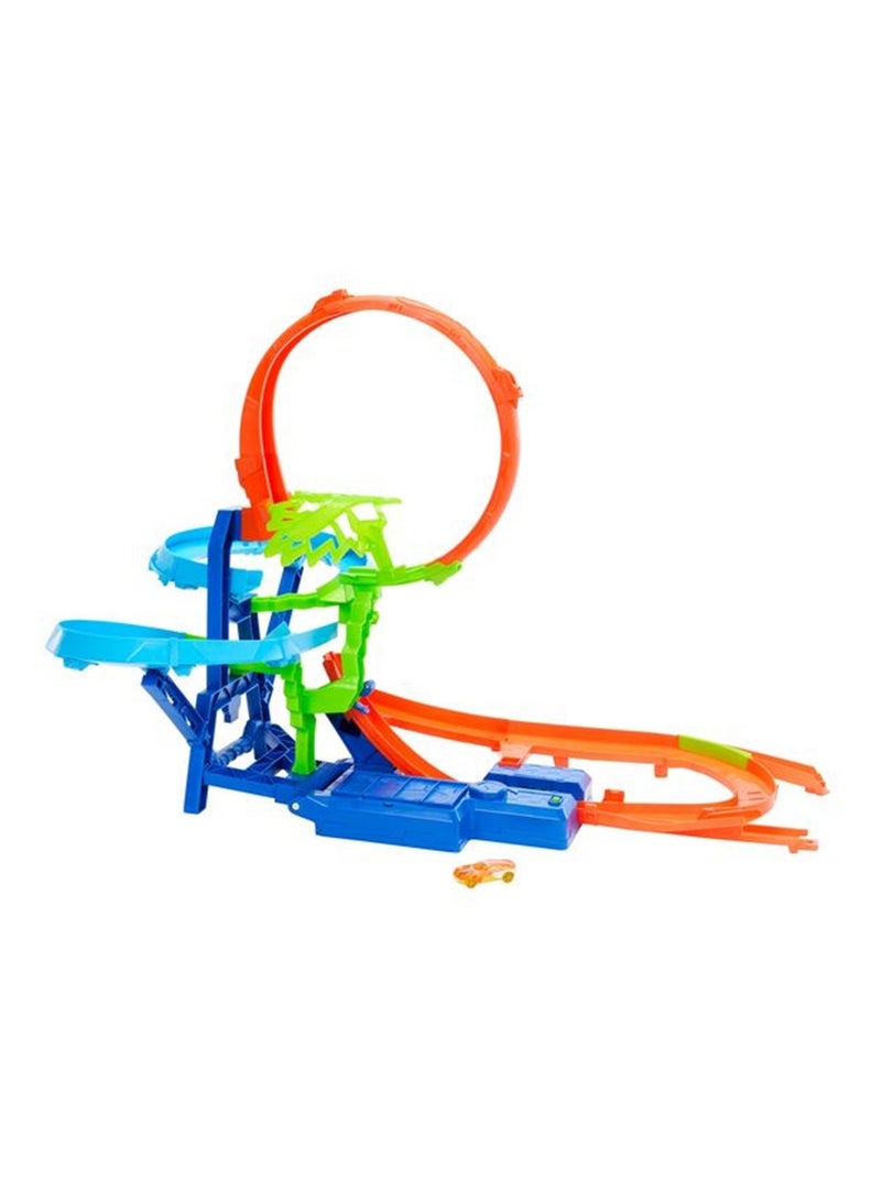 Hot Wheels Stunttrack - Jeu d'action crash infini Multicolore - Kiabi