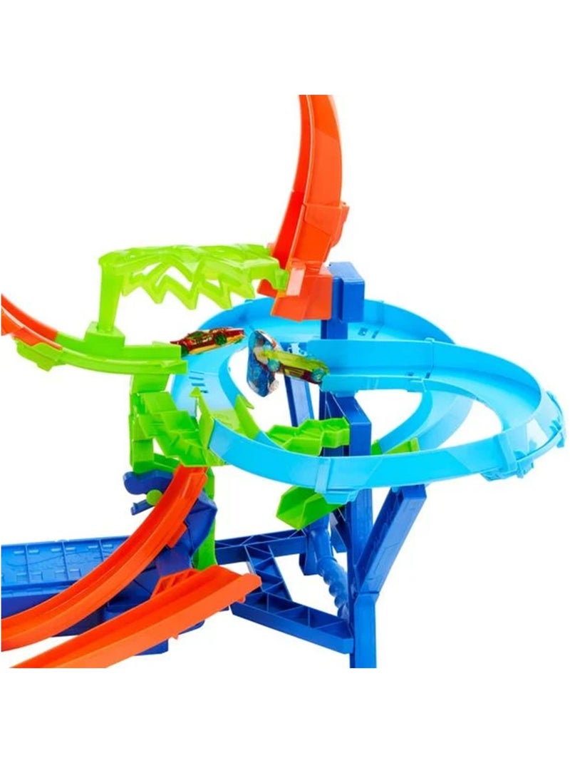 Hot Wheels Stunttrack - Jeu d'action crash infini Multicolore - Kiabi