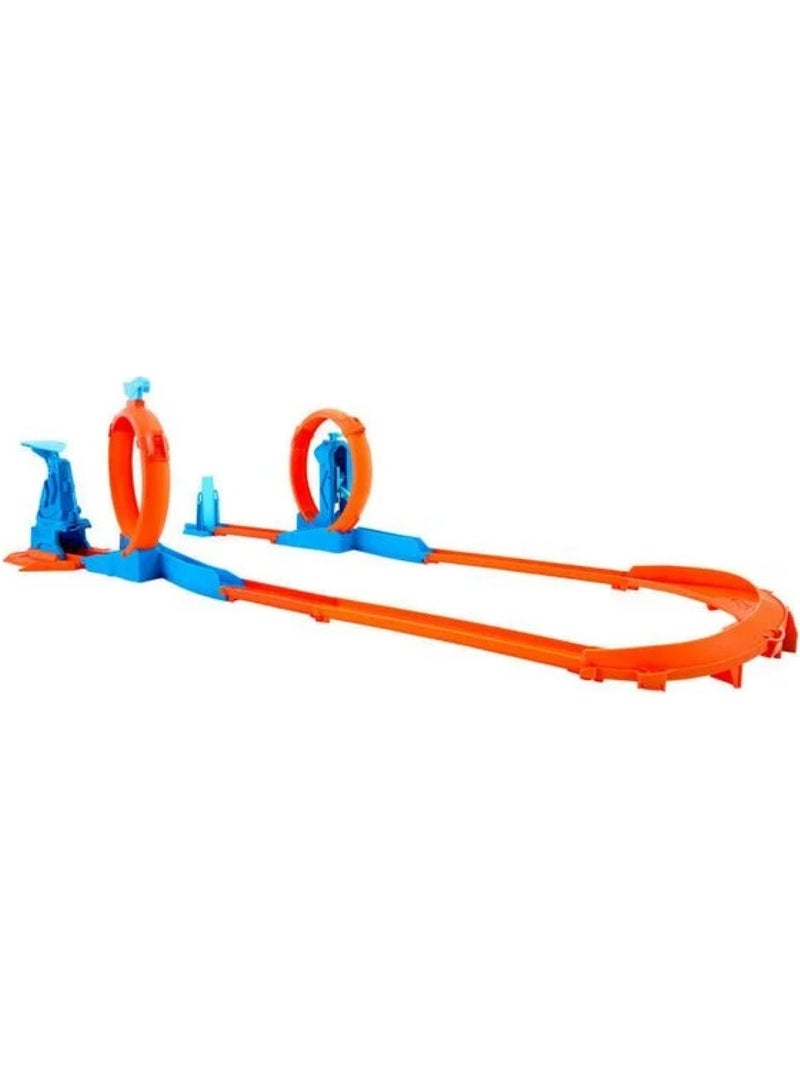 Hot Wheels Track Creator : triple looping Multicolore - Kiabi