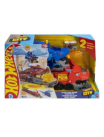 Hot Wheels-Transporteur 2 En 1 Dragons