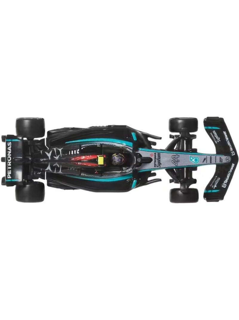 Hot Wheels Voiture de course Mercedes AMG Petronas Noir - Kiabi