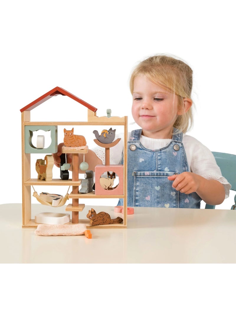 Hôtel pour chats Beige - Kiabi