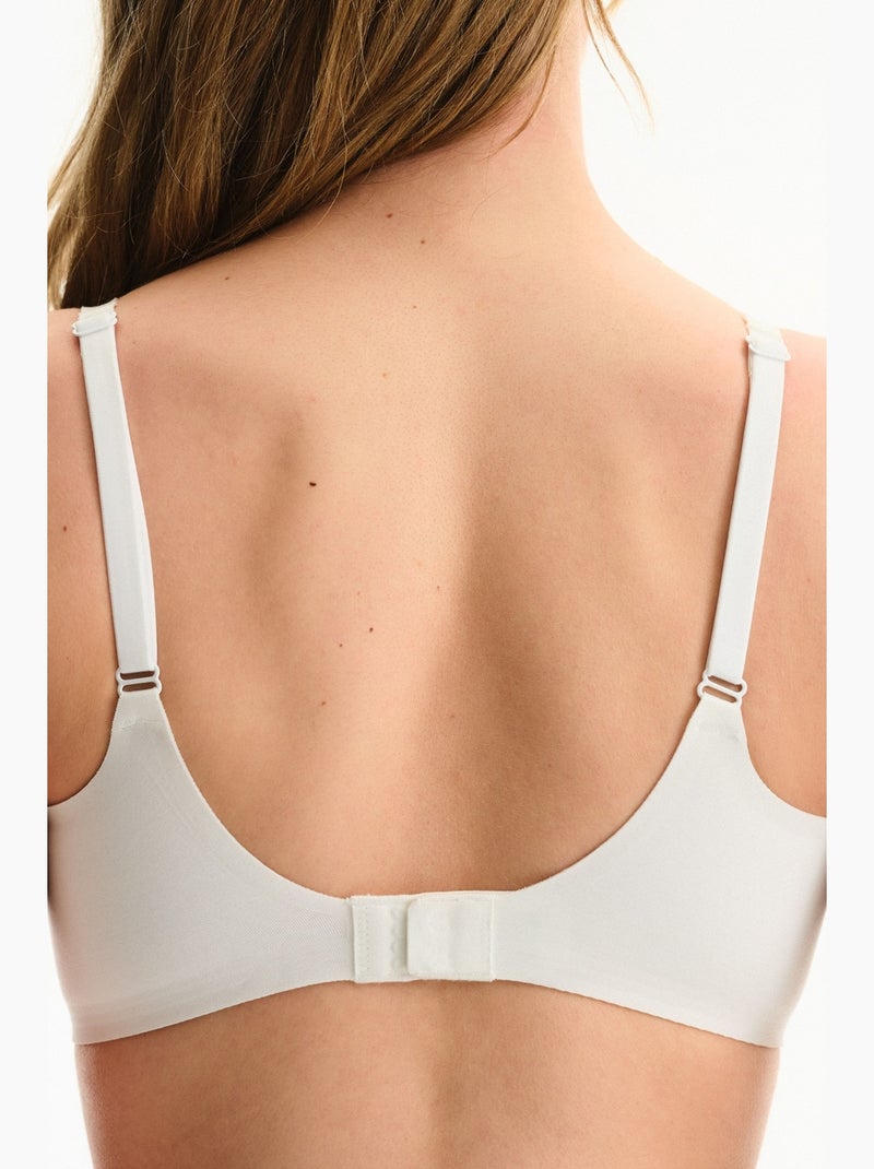 Hours decollette soutien-gorge à coussinets amovibles penti Blanc cassé - Kiabi