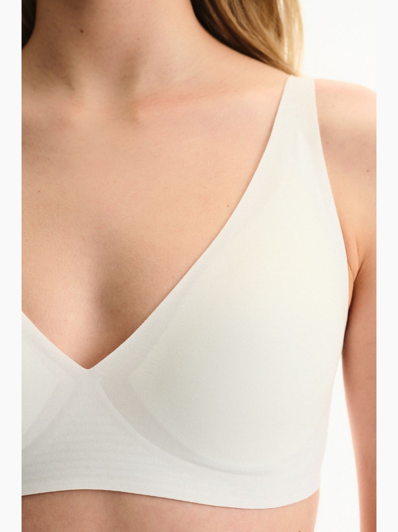 Hours decollette soutien-gorge à coussinets amovibles penti Blanc cassé - Kiabi