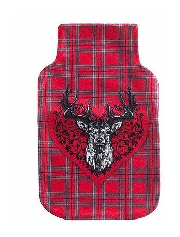 Housse bouillotte polaire 21x34 cm Chamonix cerf
