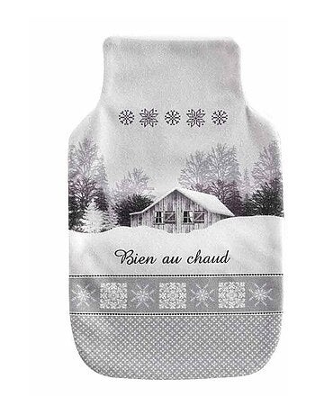 Housse bouillotte polaire 21x34 cm Chamonix chalet