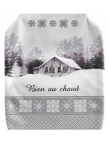 Housse bouillotte polaire 21x34 cm Chamonix chalet