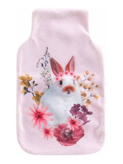 Housse bouillotte polaire 21x34 cm Kidoux lapin - Kiabi