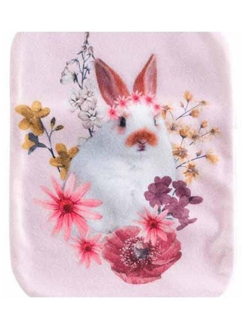 Housse bouillotte polaire 21x34 cm Kidoux lapin - Kiabi