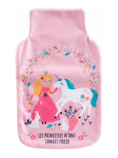 Housse bouillotte polaire 21x34 cm Kidoux licorne - Kiabi
