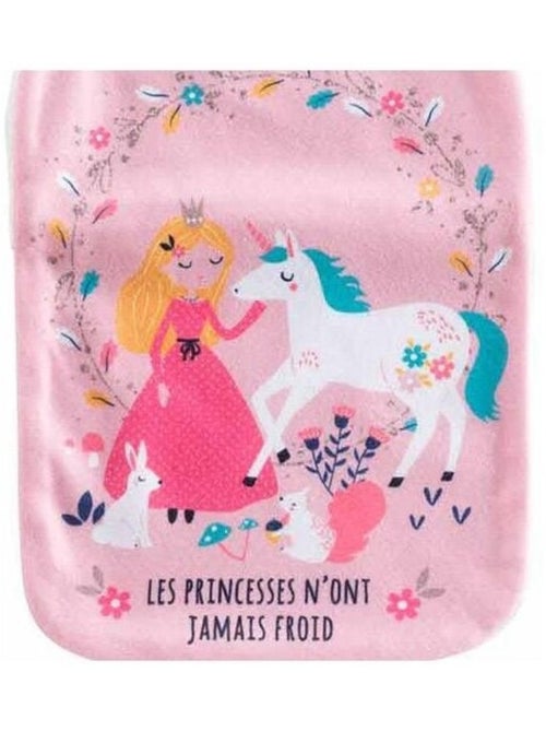 Housse bouillotte polaire 21x34 cm Kidoux licorne - Kiabi