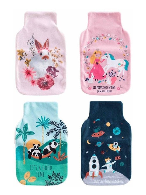 Housse bouillotte polaire 21x34 cm Kidoux licorne - Kiabi