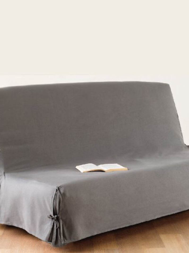 Housse Clic-clac - Atmosphera - 100% Coton Beige chiné - Kiabi