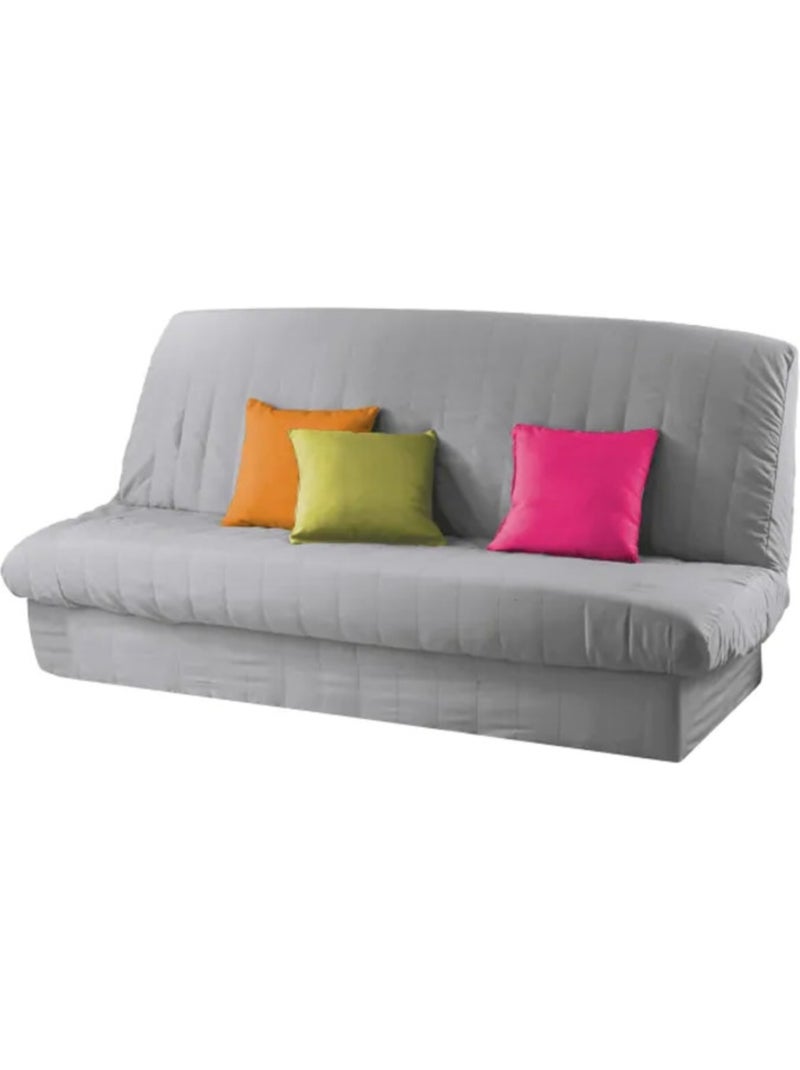 Housse Clic-clac - Coton Pur - 100% Polyester Gris clair - Kiabi