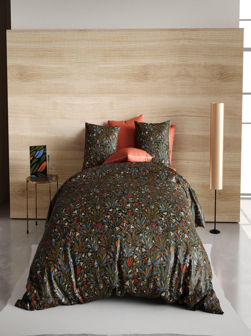 Housse couette + 2 taies 240 x 260 cm Percale de coton Bogata Blanc - Kiabi