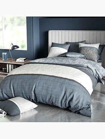 Housse couette + 2 taies Brehat