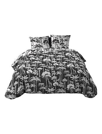 Housse couette + 2 taies Girafe et panthere