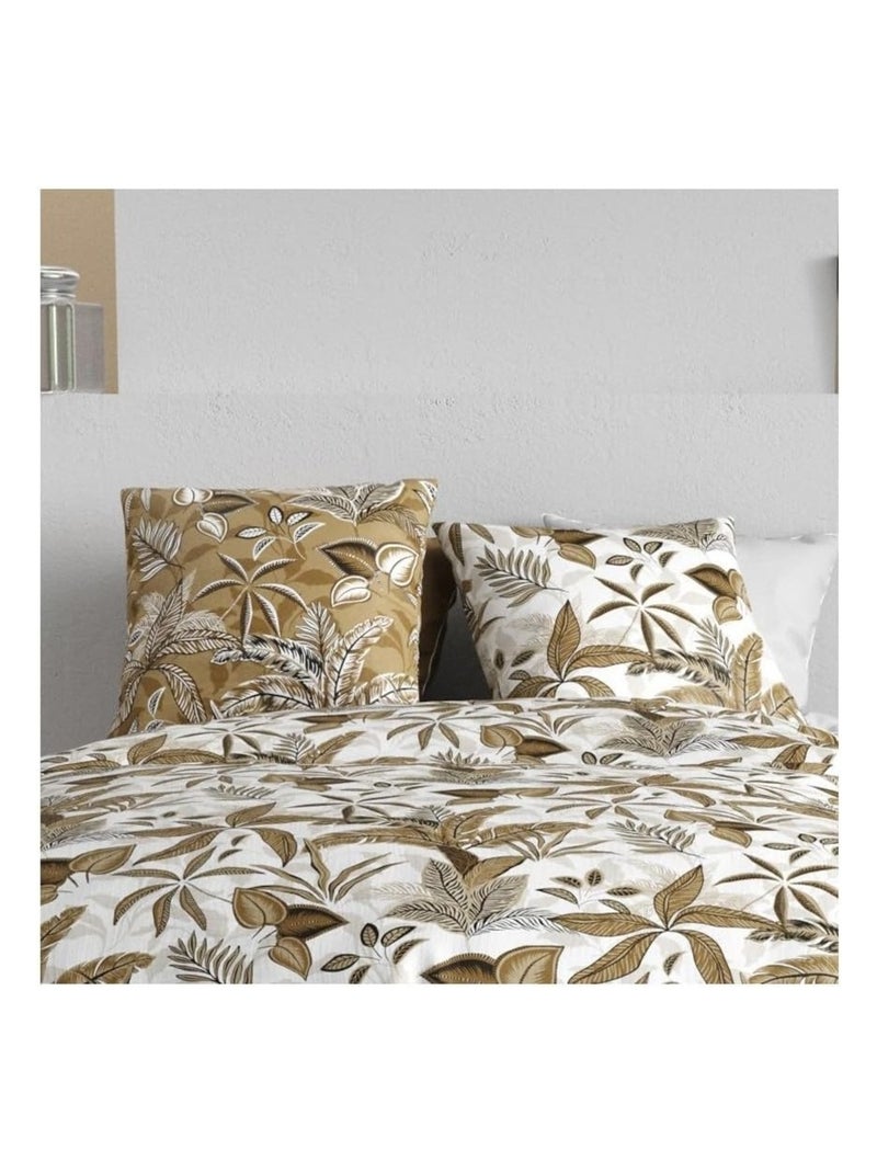 Housse couette + 2 taies Kahonie Blanc - Kiabi