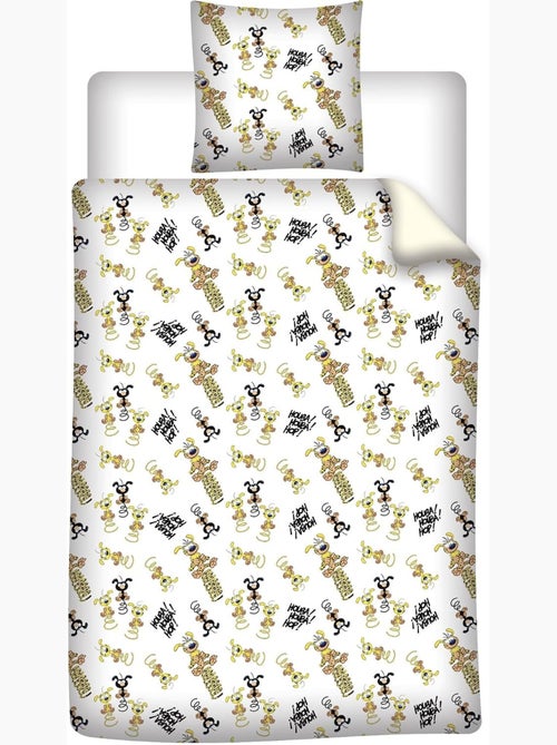Housse couette marsupilami 140x200cm + taie 65x65cm – houba houba hop – polycoton – licence officiel - Kiabi Housse couette marsupilami 140x200cm + taie 65x65cm – houba houba hop – polycoton – licence officiel - Kiabi