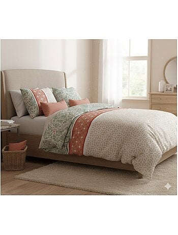 Housse couette + taie Arabesque