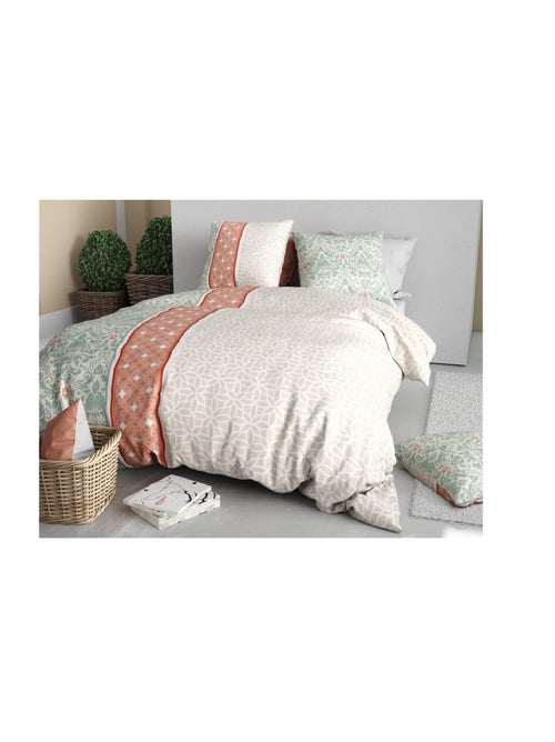 Housse couette + taie Arabesque - Kiabi