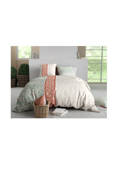 Housse couette + taie Arabesque - Kiabi