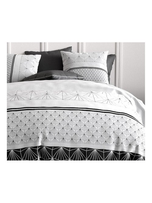 Housse couette + taie Art moderne graphique - Kiabi Housse couette + taie Art moderne graphique - Kiabi