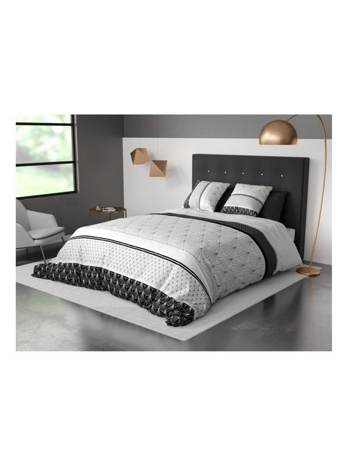 Housse couette + taie Art moderne graphique - Kiabi Housse couette + taie Art moderne graphique - Kiabi