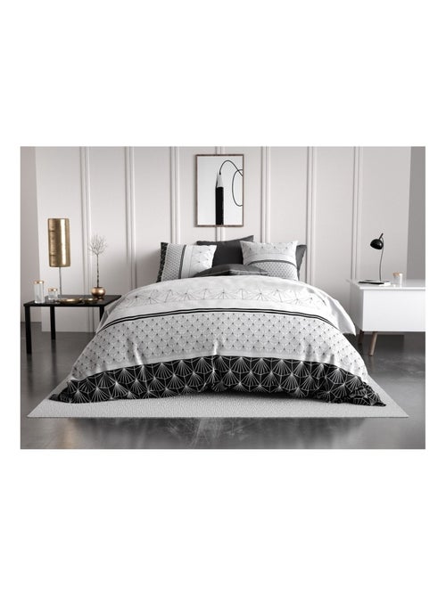 Housse couette + taie Art moderne graphique - Kiabi Housse couette + taie Art moderne graphique - Kiabi