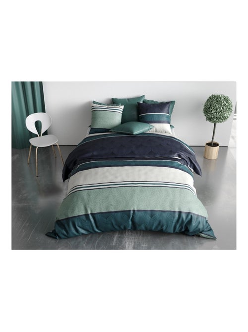 Housse couette + taie Atika - Kiabi