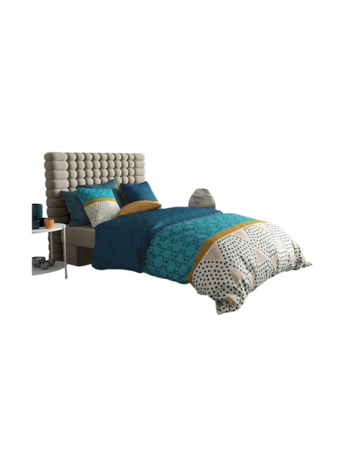 Housse couette + taie graphiques modernes - Kiabi