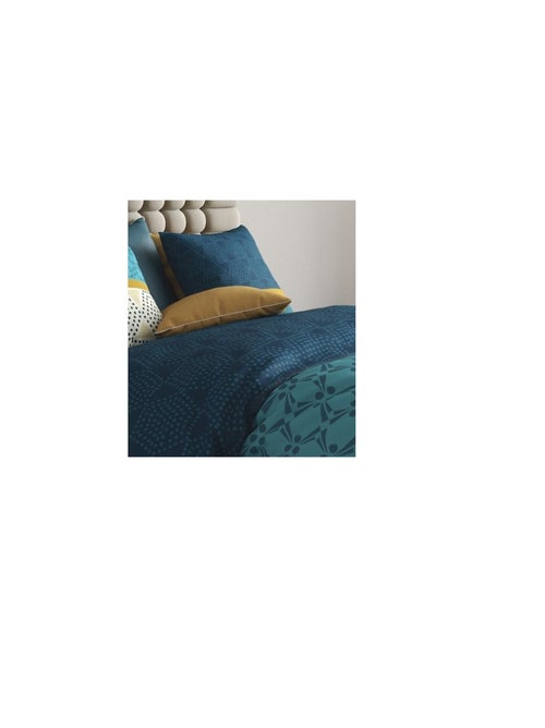 Housse couette + taie graphiques modernes - Kiabi