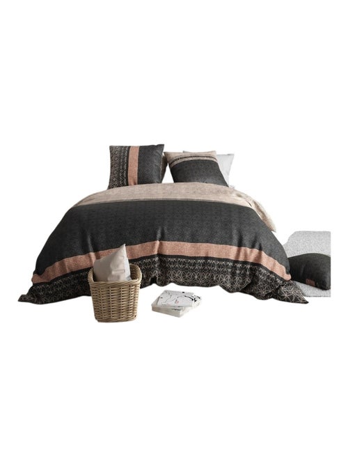 Housse couette + taie Obsetnique - Kiabi