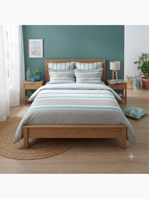 Housse couette + taies Barbada - Kiabi