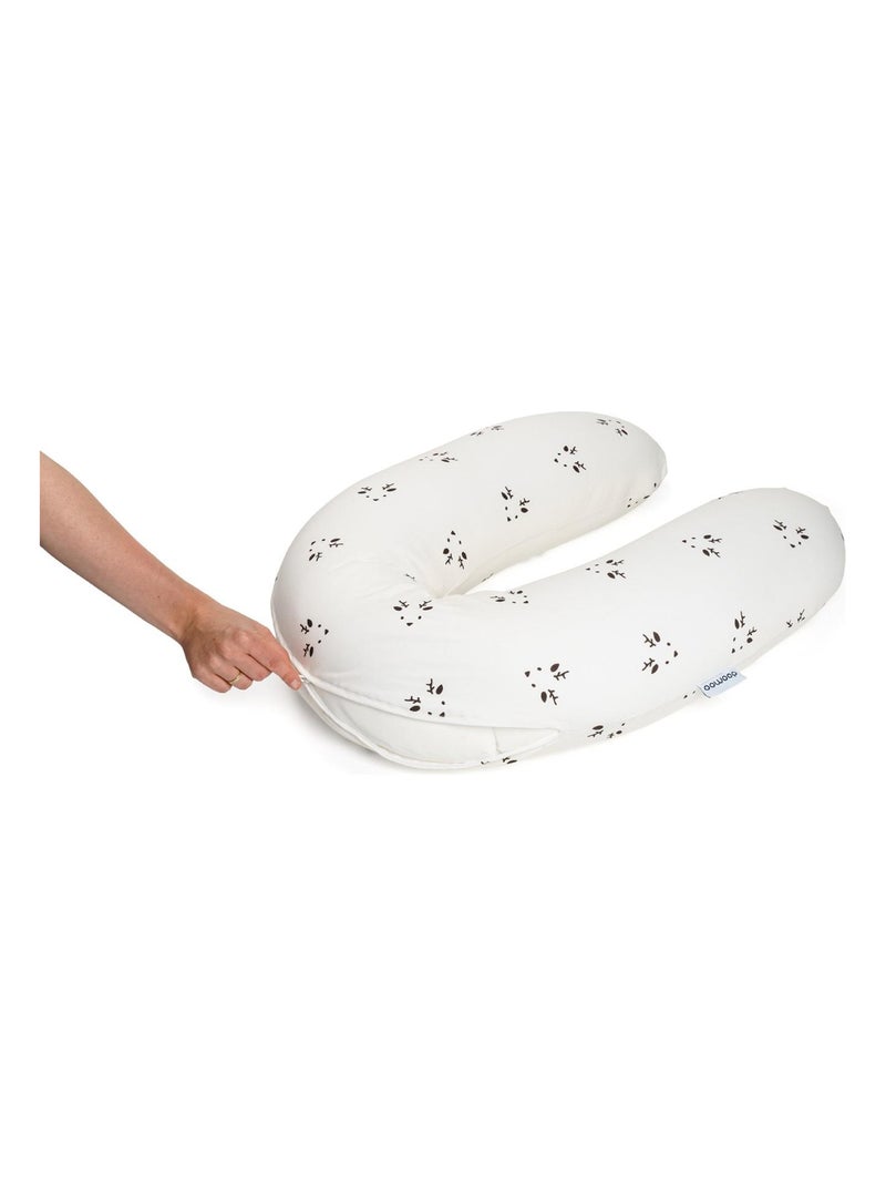 Housse coussin de grossesse et d'allaitement Buddy Pink 'Doomoo' Rose - Kiabi