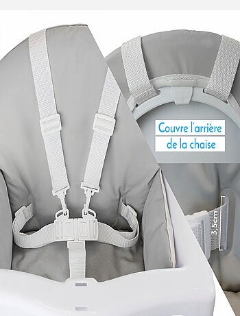 Housse d'assise pour chaise haute bébé enfant gamme Délice - Monsieur Bébé
