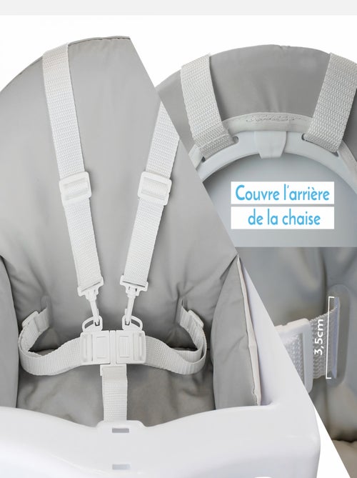 Housse d'assise pour chaise haute bébé enfant gamme Délice - Monsieur Bébé - Kiabi
