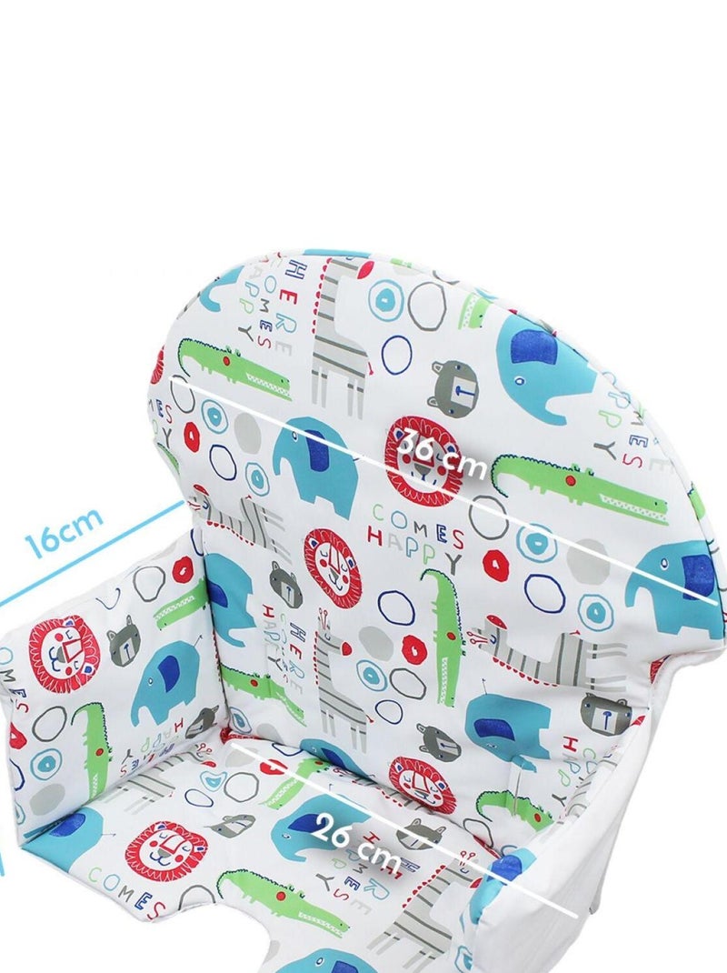 Housse d'assise pour chaise haute bébé enfant gamme Délice - Monsieur Bébé Multicolore - Kiabi